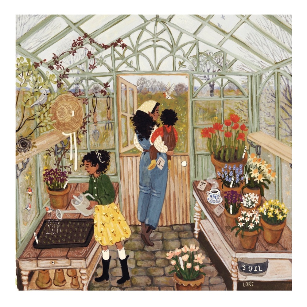 Lore Pemberton Greenhouse Painting Print